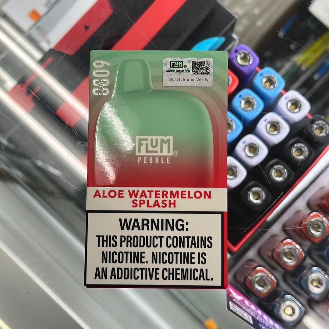 Flum pebble aloe watermelon splash Super 3 cigarette Flum pebble aloe watermelon splash Super 3 cigarette