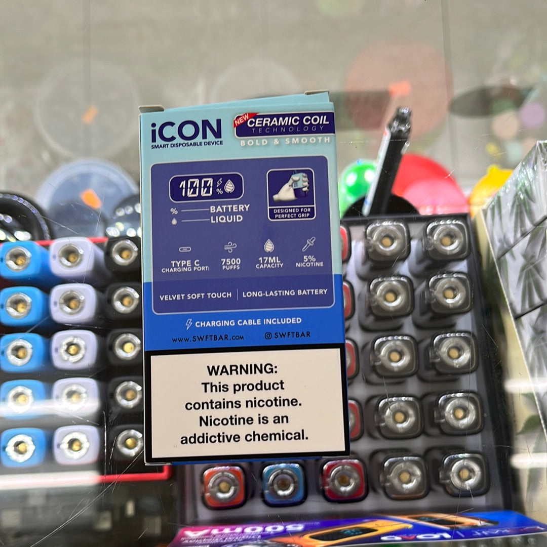 Swift icon blue razz berry ice