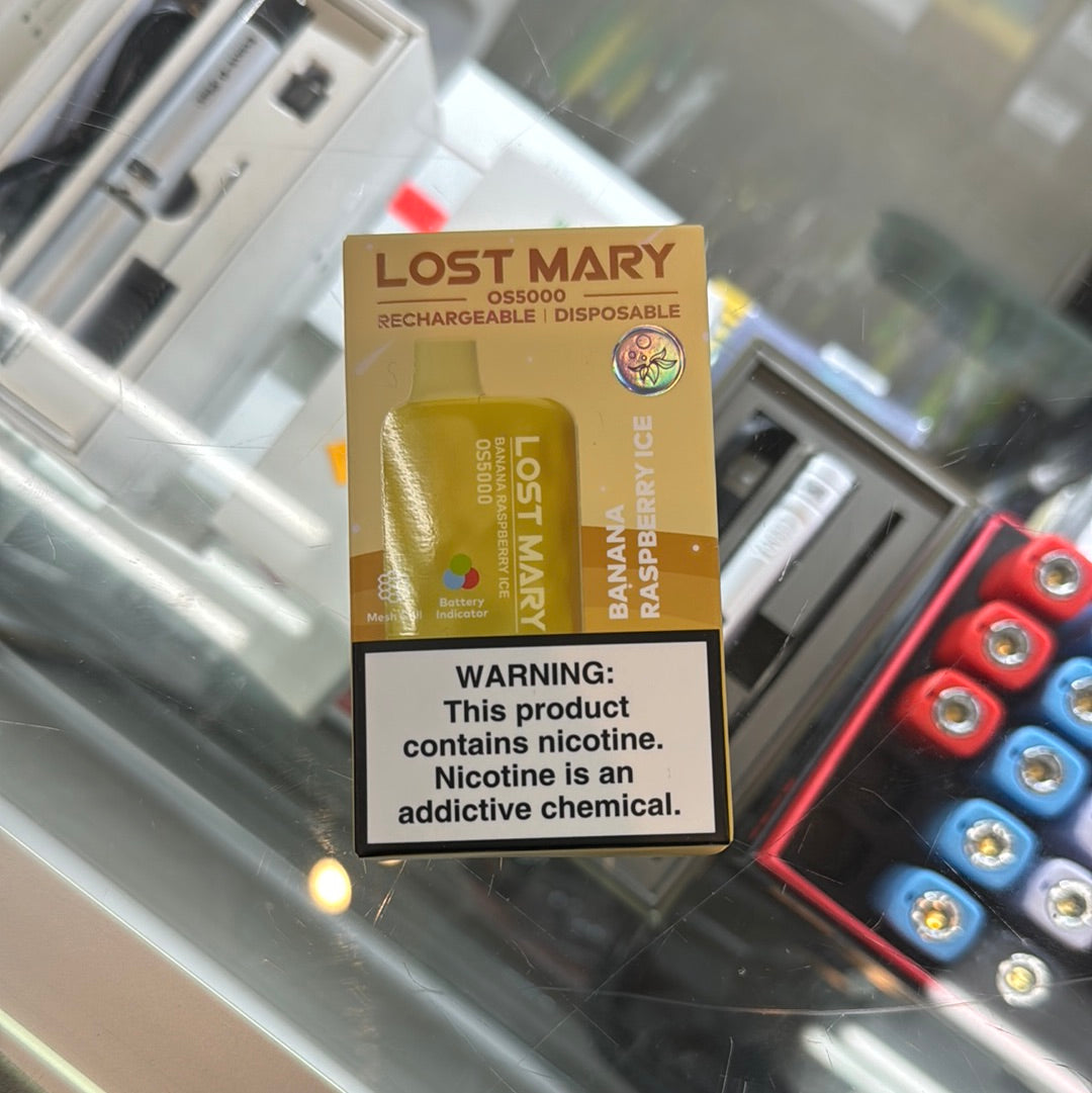 Lost mary banana raspberry ice